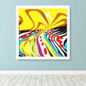 夏のサンシャインアート キャンバスプリント (インサイチュ (ウッドフロア))