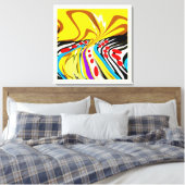 夏のサンシャインアート キャンバスプリント (インサイチュ (寝室))
