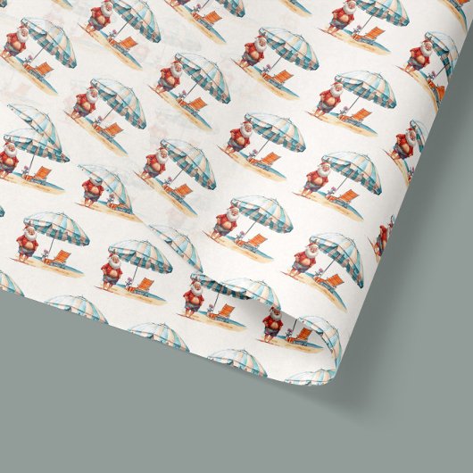 夏のサンタビーチ7月のクリスマス夏のパーティー 薄葉紙