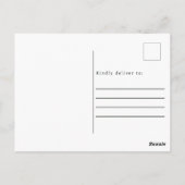 夏のサンバードカラフルフローラ花束アートワーク ポストカード (裏面)