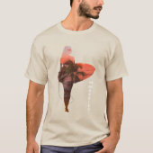 夏のサーフィン Tシャツ (正面)