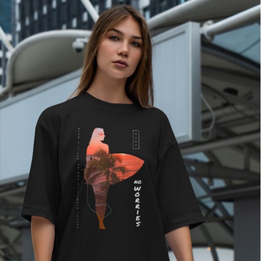 夏のサーフィン Tシャツ