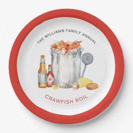 夏のザリガニパーティー | ローカントリー・ボイル・クックアウト ペーパープレート