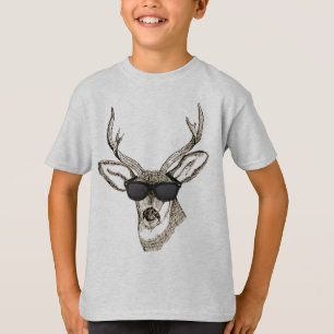 夏のシカ Tシャツ