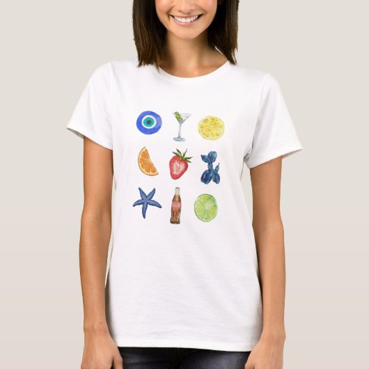 夏のシャツ Tシャツ (正面)