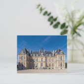 夏のシャトーとパルク・デ・シュー – フランス ポストカード (スタンド正面)