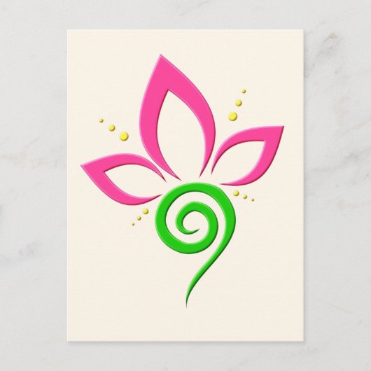 夏のシャワーを浴びる白鳥 ポストカード (正面)