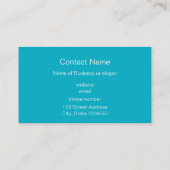 夏のシャワーを浴びる白鳥 名刺 (裏面)