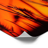 夏のシルエットポスター ポスター (角)