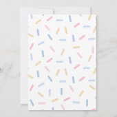 夏のジェンダー発表パーティー 招待状 (裏面)