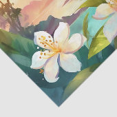 夏のジャスミンの花 薄葉紙 (詳細)