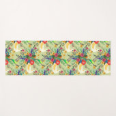 夏のジャングル熱帯産オウムの花が咲く ヨガマット (正面(横))