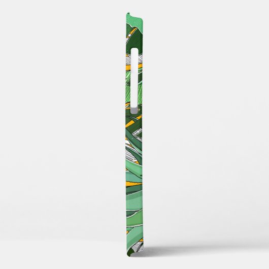 夏のジャングル:明るいパームのパターン。 Case-Mate iPhoneケース (裏面 / 左)