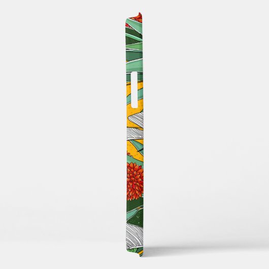 夏のジャングル:明るいパームのパターン。 Case-Mate iPhoneケース (裏面 / 右)