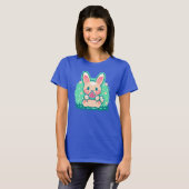 夏のスイカうさぎ Tシャツ (正面フル)
