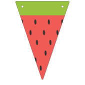 夏のスイカさわやか。 バンティングフラッグ (第1の旗)