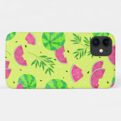 夏のスイカ枝明るい熱帯パターン Case-Mate iPhoneケース (裏面(横))