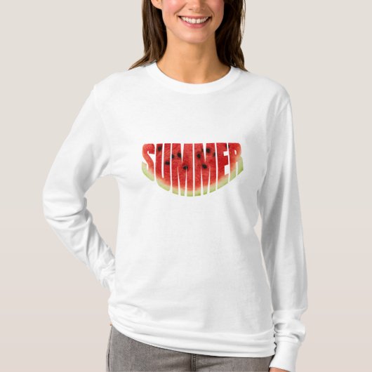 夏のスイカ Tシャツ (正面)