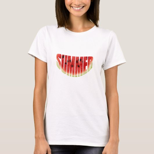 夏のスイカ Tシャツ (正面)