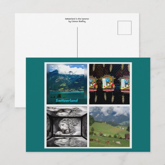 夏のスイス ポストカード (正面/裏面)