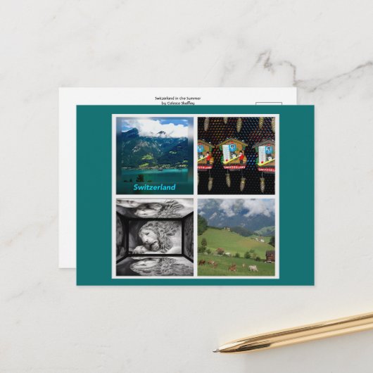 夏のスイス ポストカード (正面/裏面インサイチュ)