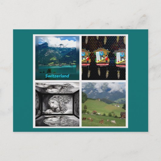 夏のスイス ポストカード (正面)