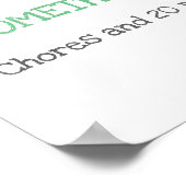 夏のスクリーンタイムルールシンプルポスター ポスター (角)