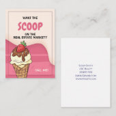 夏のスクープを望む ノートカード (正面/裏面)