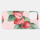 夏のスケッチの紅テーマ Case-Mate iPhoneケース (裏面 (横))