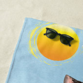 夏のスコットランド人テリア ビーチタオル (インサイチュ)