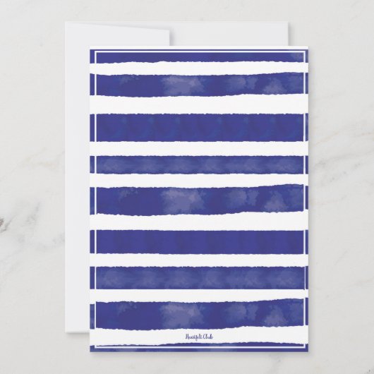 夏のスタイル 招待状 (裏面)