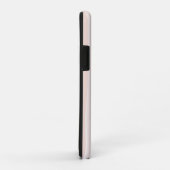 夏のストライプサンゴとターコイズ Case-Mate iPhoneケース (裏面/右)