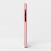 夏のストライプサンゴとターコイズ Case-Mate iPhoneケース (裏面/左)