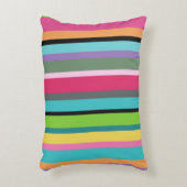 夏のストライプ アクセントクッション (正面(垂直))