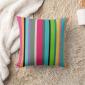 夏のストライプ クッション (ブランケット)