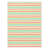 夏のストライプ テーブルクロス (正面)