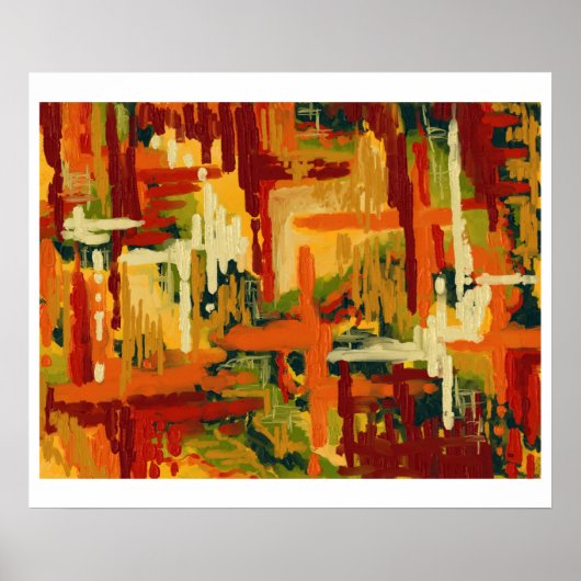 夏のストライプ ポスター (正面)