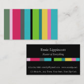 夏のストライプ 名刺 (正面/裏面)