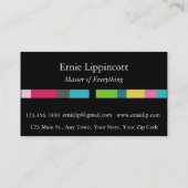 夏のストライプ 名刺 (裏面)