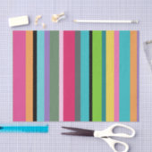 夏のストライプ 薄葉紙 (クラフト)