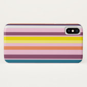 夏のストライプiApple iPhone X,ほとんど存在しない Case-Mate iPhoneケース (裏面(横))