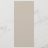 夏のストリングライト結婚のメニューカード メニュー (裏面)