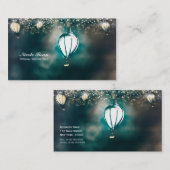 夏のストリングライト エンチャンテッド シックなイブニング 名刺 (正面/裏面)