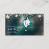 夏のストリングライト エンチャンテッド シック イーブニング 名刺 (裏面)