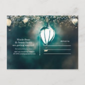 夏のストリングライト 魅惑のSave the Date 案内ポストカード (裏面)