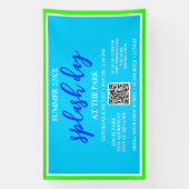 夏のスプラッシュデイを公園で | 屋外イベント6x10 横断幕 (縦)