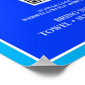 夏のスプラッシュデイを公園で | 屋外イベント ポスター (角)