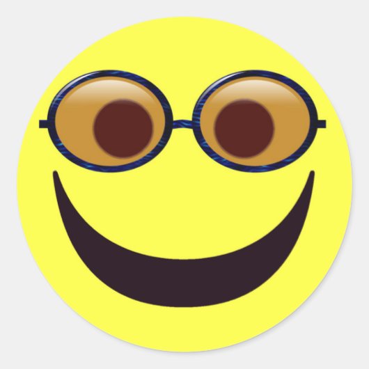 夏のスマイルシール ラウンドシール (正面)