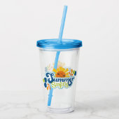 夏のスマイル アクリルタンブラー (裏面)