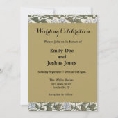 夏のスミレの花　かわいいエレガントな花 招待状 (正面)